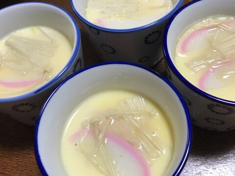 白だしとレンジで簡単茶碗蒸し